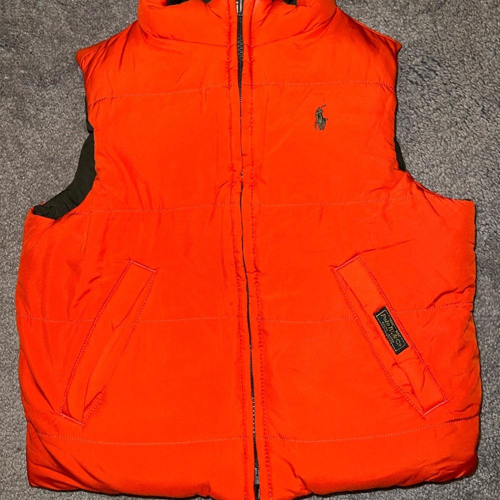 Polo Ralph Lauren Orange Puffer Vest